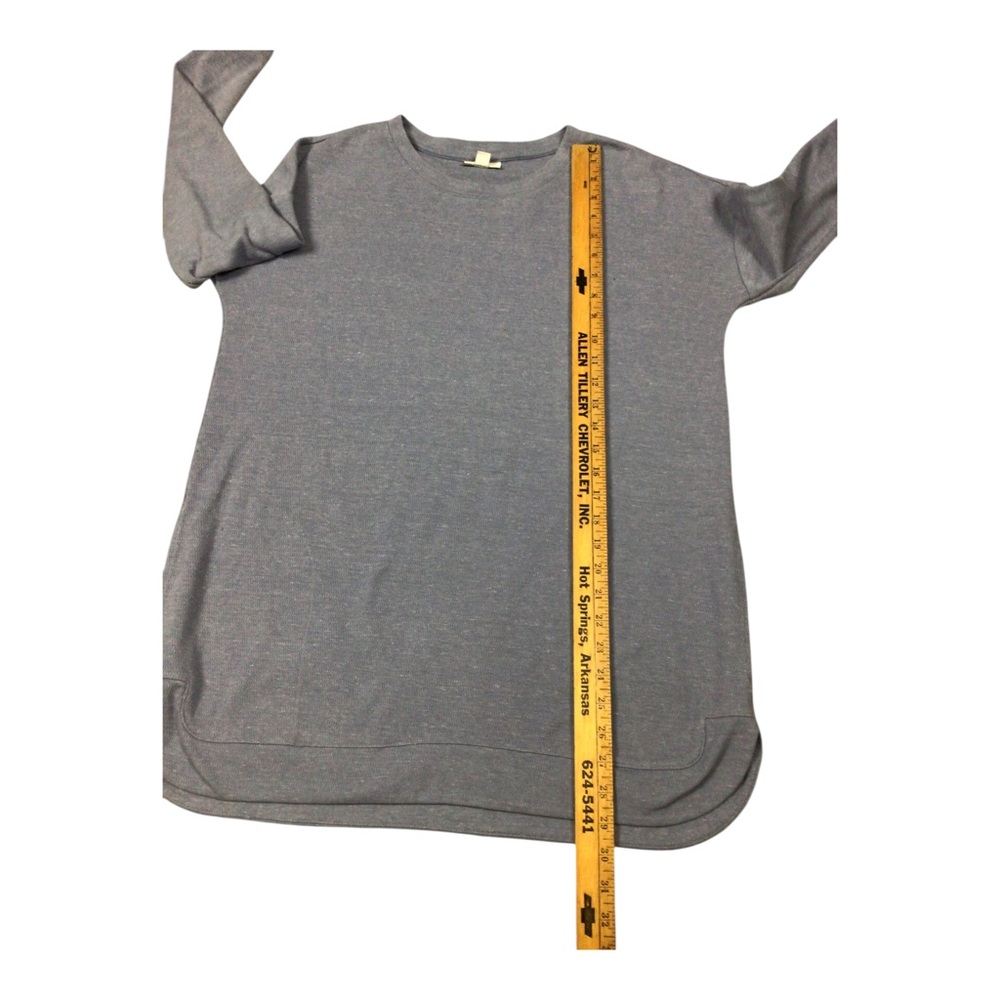 J. Jill Medium Tall Top Light Blue Pockets Cottagecore Beach - Picture 4 of 8